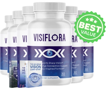 VisiFlora 6 bottles — 180-day supply